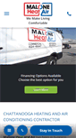 Mobile Screenshot of maloneheatandair.com